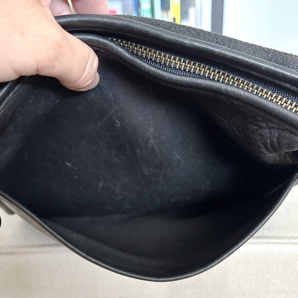 Coach Black Vintage Legacy Flap Bag Crossbody Leather Purse - Picture 9 of 14